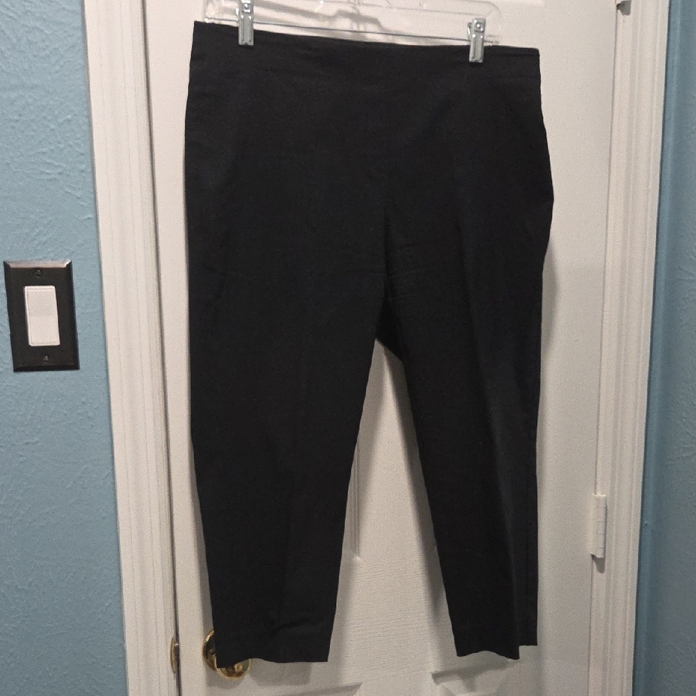 Style & Co Black Capris in Petite Large